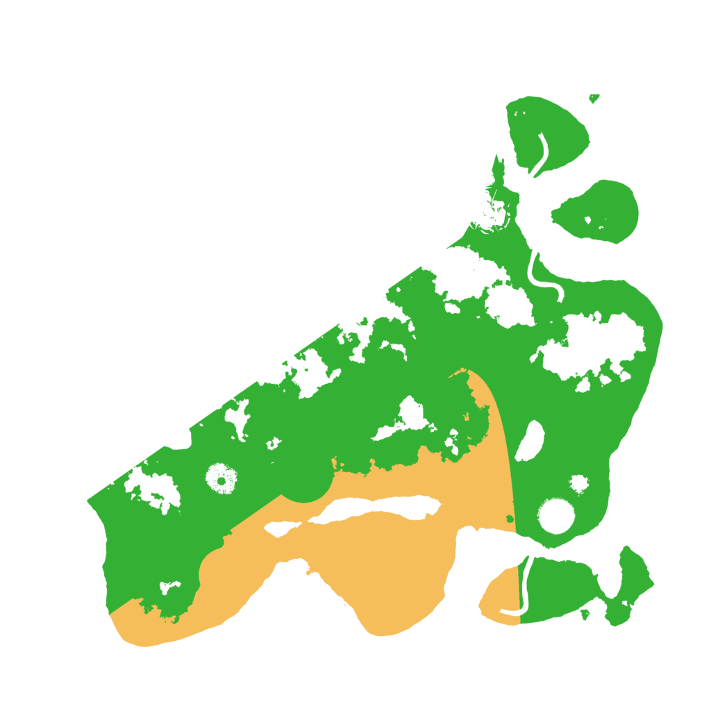 Biome Rust Map: Procedural Map, Size: 3500, Seed: 601214247