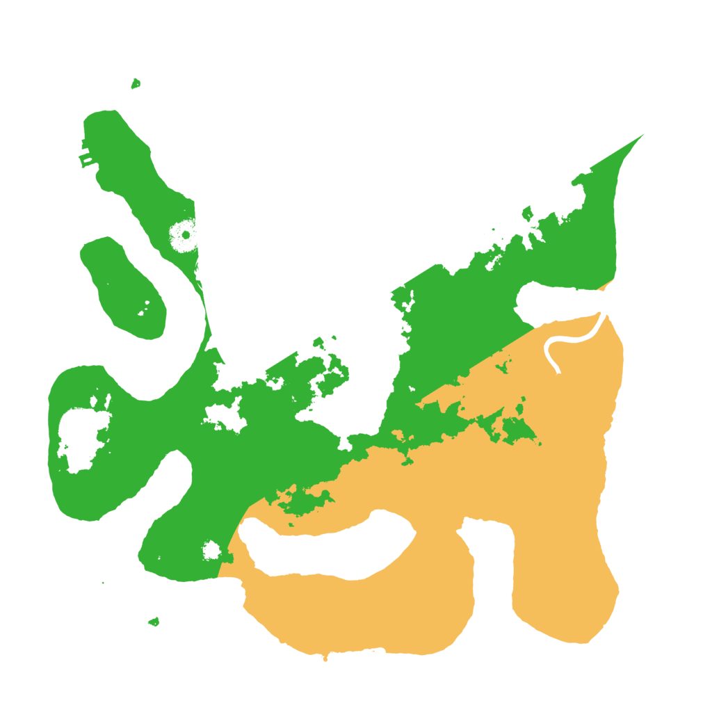 Biome Rust Map: Procedural Map, Size: 3500, Seed: 3626783