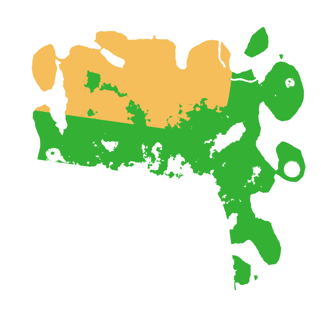 Biome Rust Map: Procedural Map, Size: 3500, Seed: 2096064