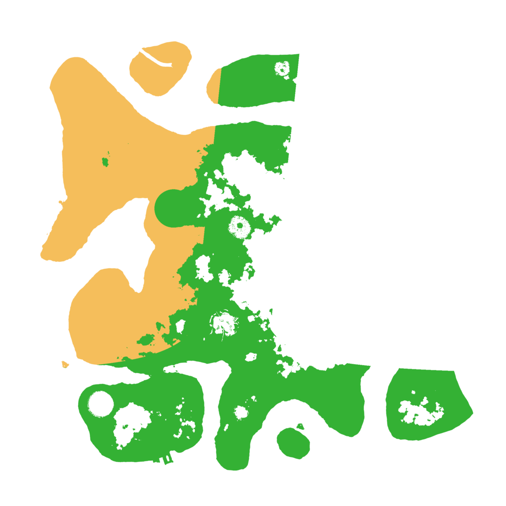 Biome Rust Map: Procedural Map, Size: 3500, Seed: 220203