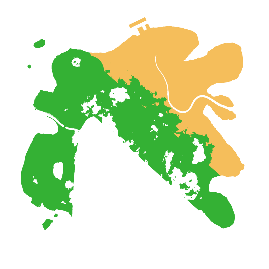 Biome Rust Map: Procedural Map, Size: 3000, Seed: 364547