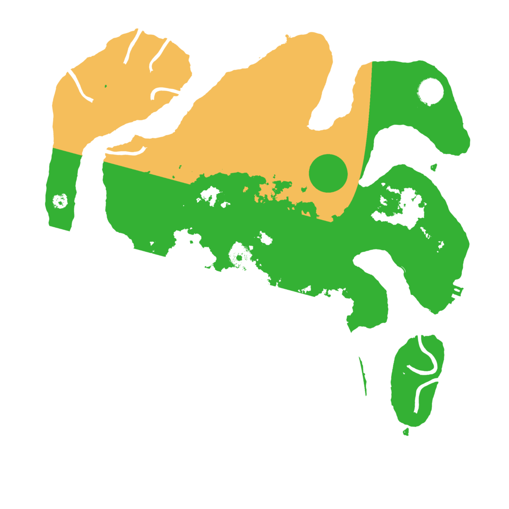 Biome Rust Map: Procedural Map, Size: 3500, Seed: 907009864