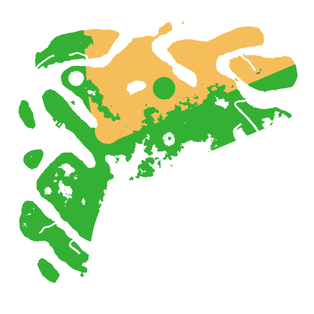 Biome Rust Map: Procedural Map, Size: 3700, Seed: 56742612