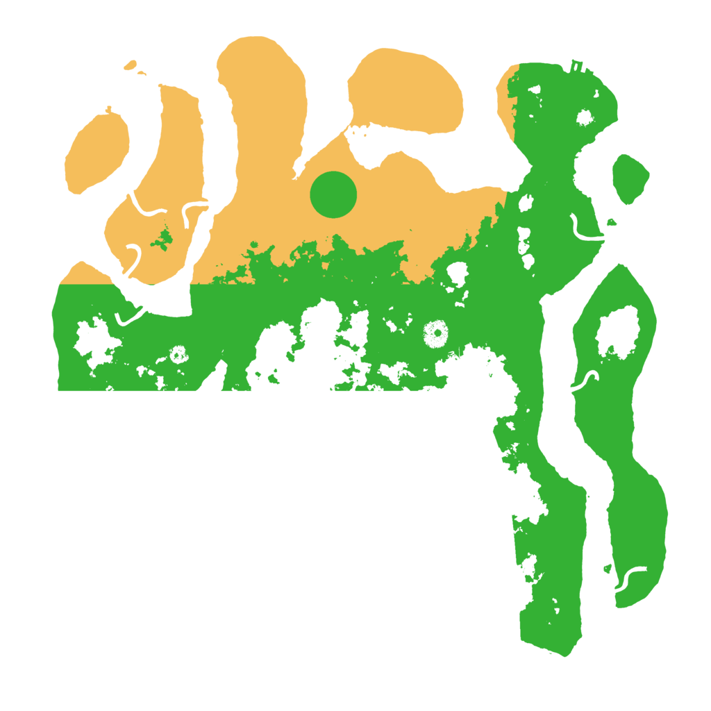 Biome Rust Map: Procedural Map, Size: 4000, Seed: 12555