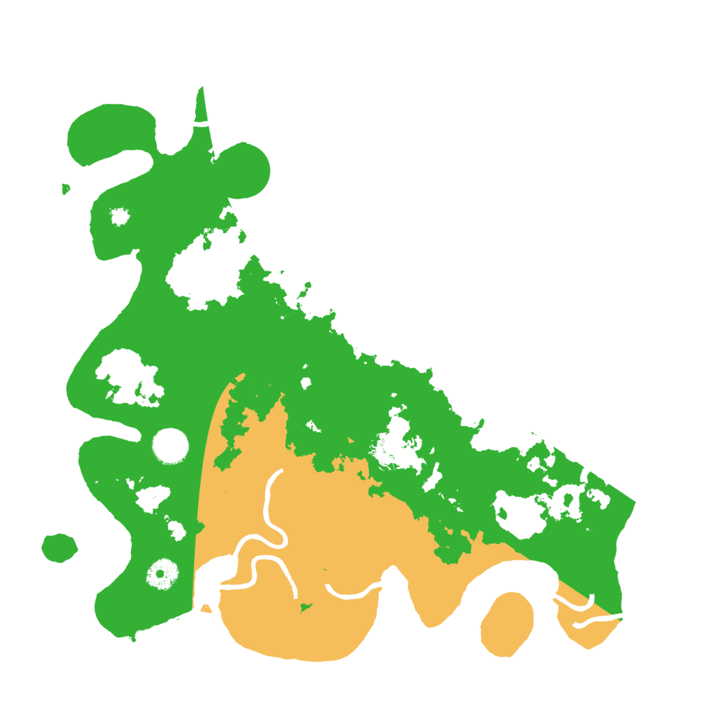 Biome Rust Map: Procedural Map, Size: 3500, Seed: 91833827