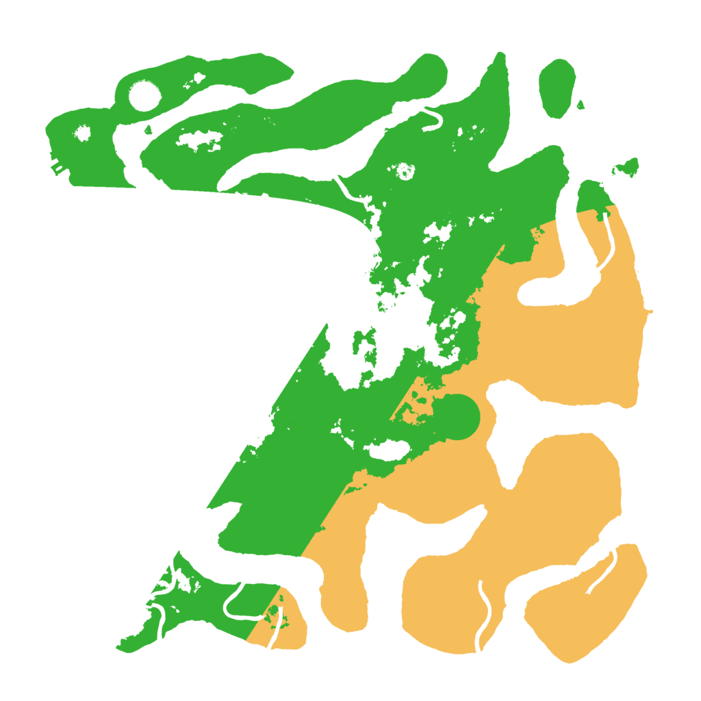 Biome Rust Map: Procedural Map, Size: 4000, Seed: 4256974