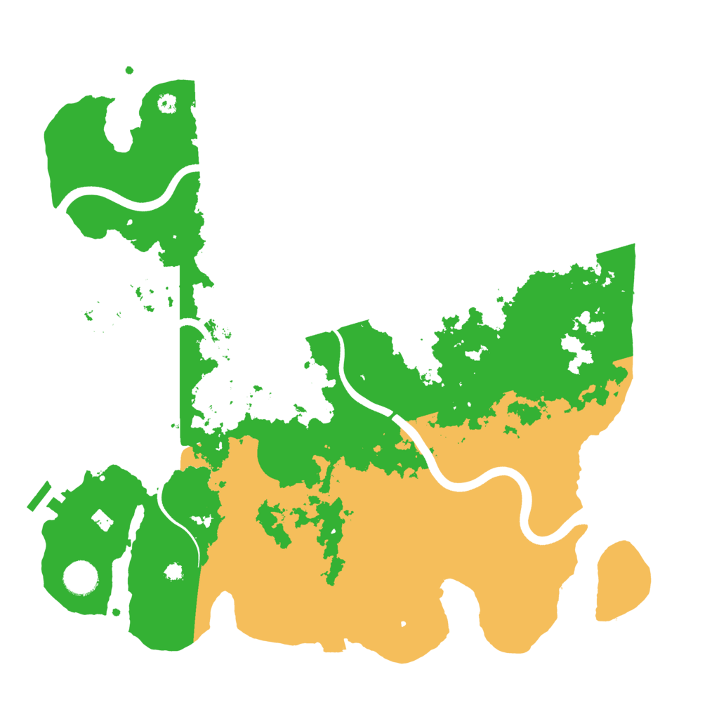 Biome Rust Map: Procedural Map, Size: 3700, Seed: 911374144