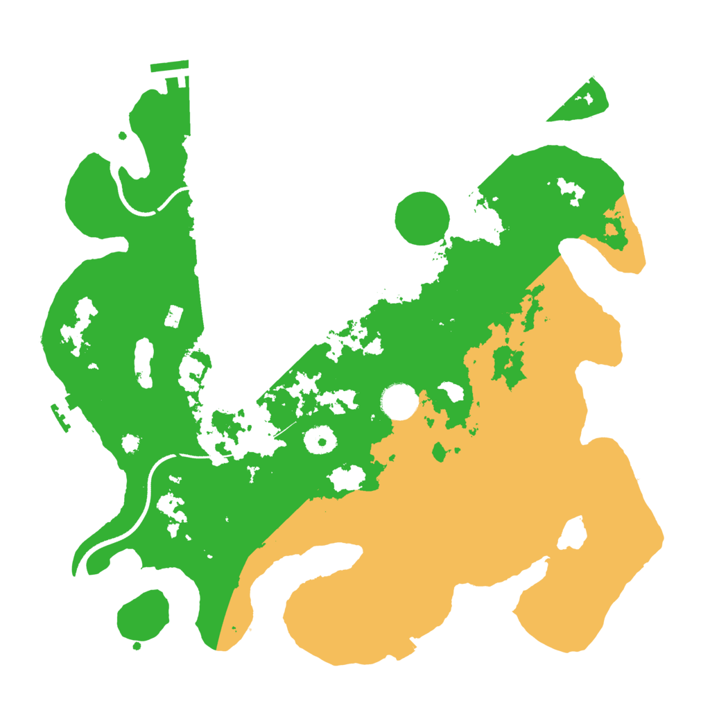 Biome Rust Map: Procedural Map, Size: 3500, Seed: 57017819