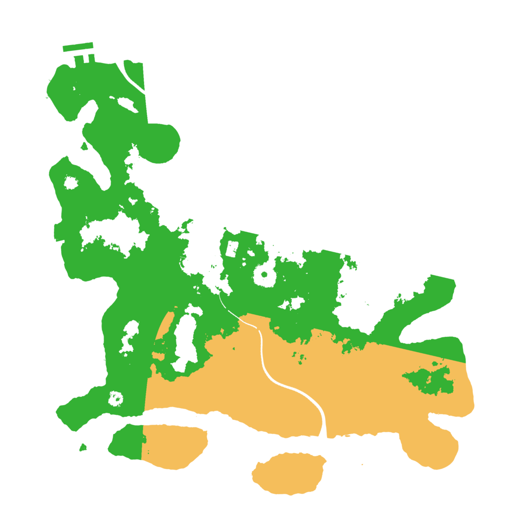 Biome Rust Map: Procedural Map, Size: 3500, Seed: 1689747517