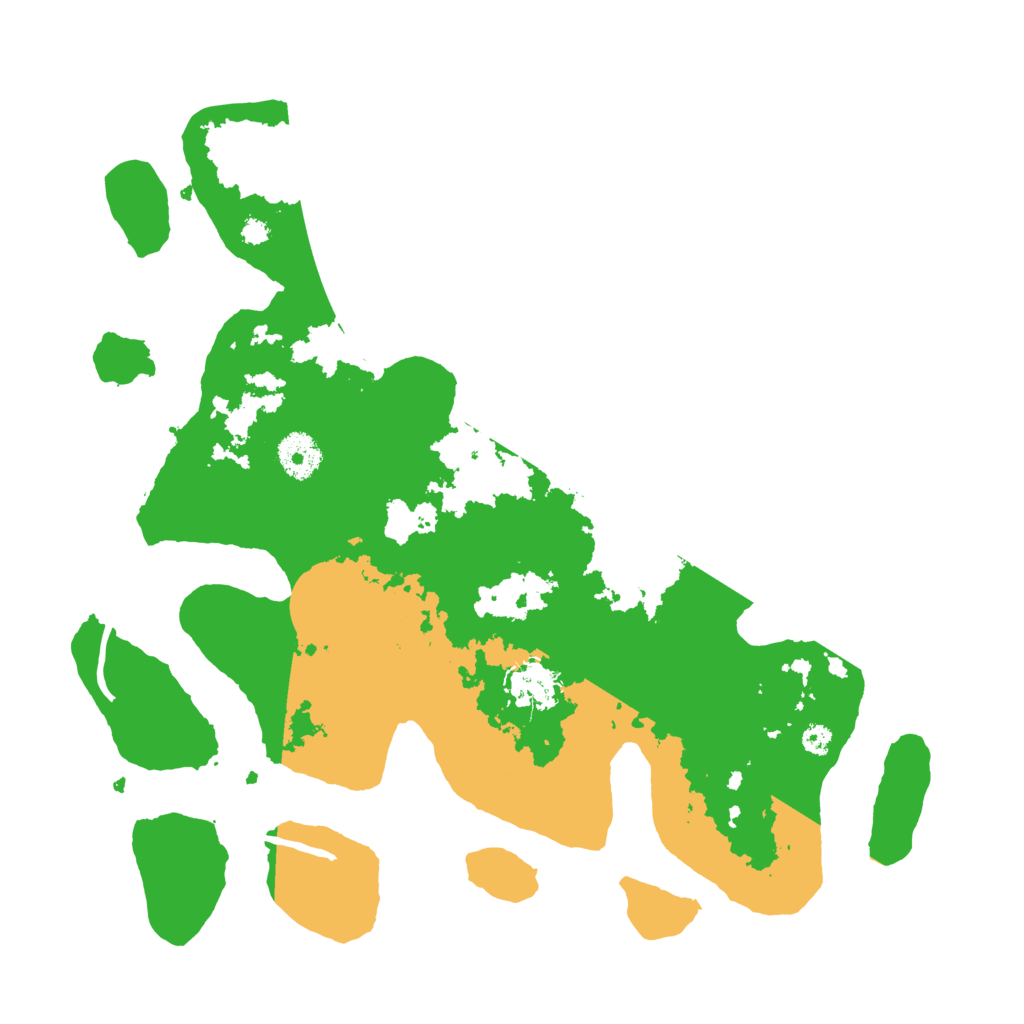 Biome Rust Map: Procedural Map, Size: 3500, Seed: 902384