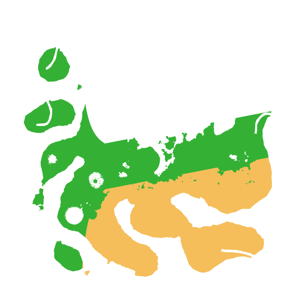 Biome Rust Map: Procedural Map, Size: 3000, Seed: 2381583