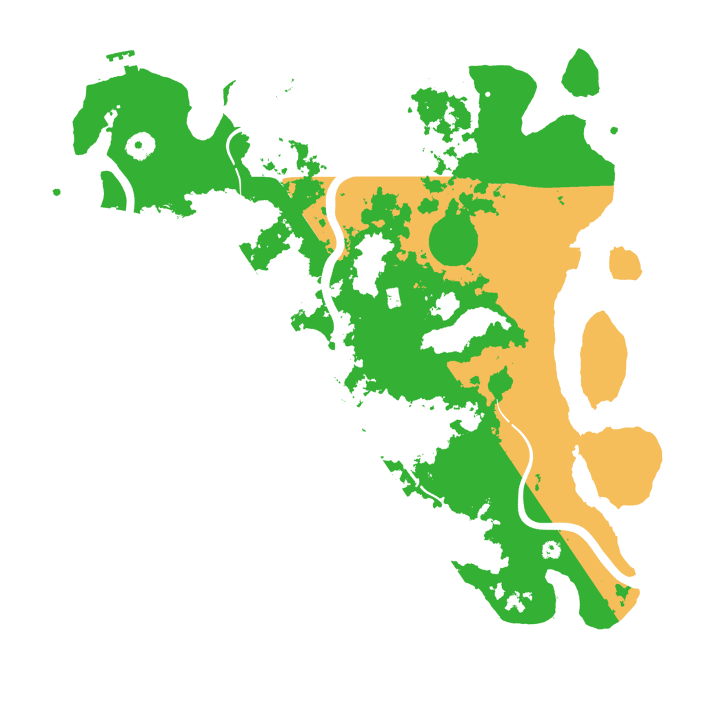 Biome Rust Map: Procedural Map, Size: 3800, Seed: 2062609695