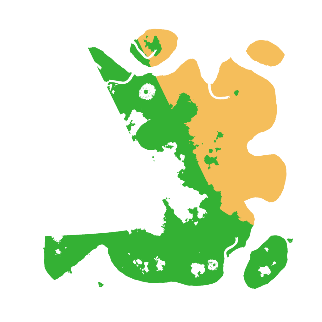 Biome Rust Map: Procedural Map, Size: 3000, Seed: 123456