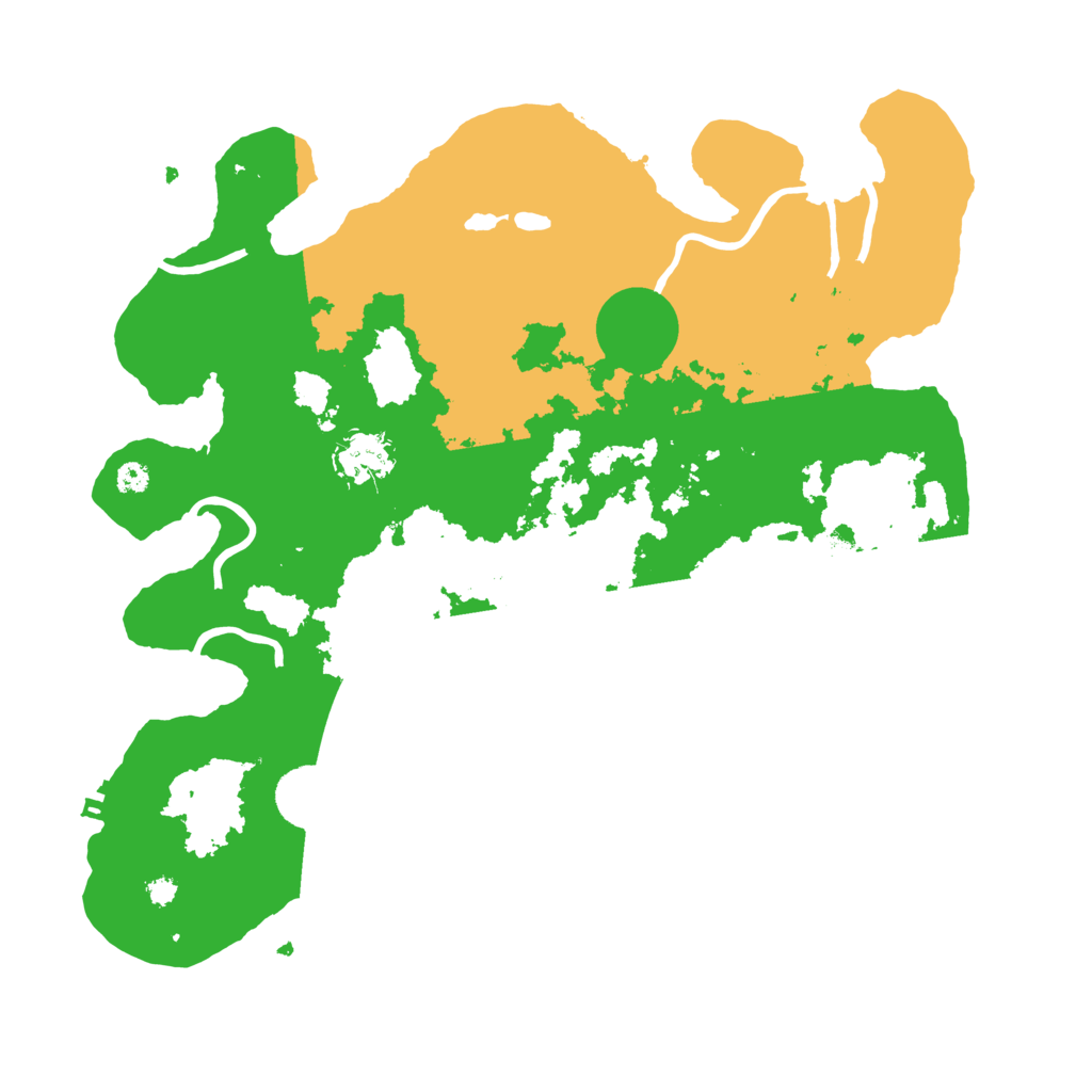 Biome Rust Map: Procedural Map, Size: 3500, Seed: 763868110
