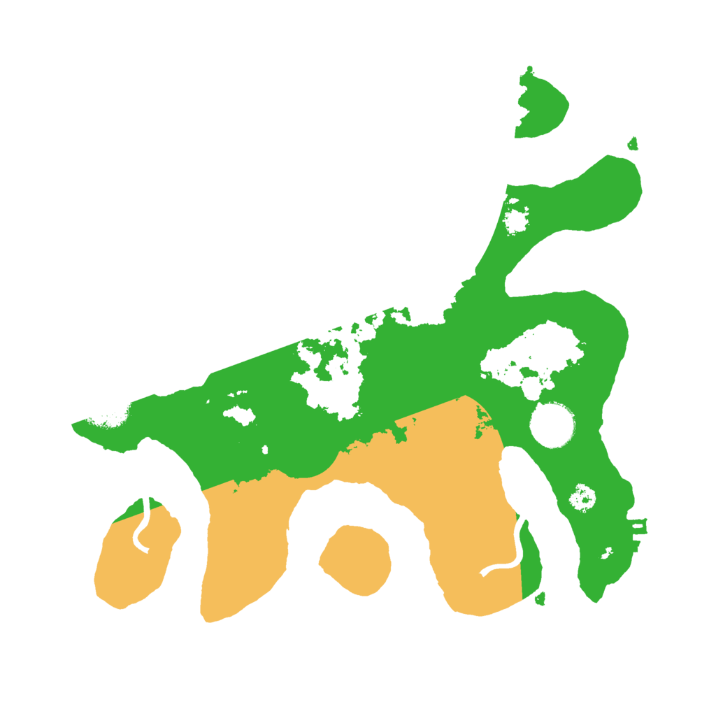 Biome Rust Map: Procedural Map, Size: 2840, Seed: 14000