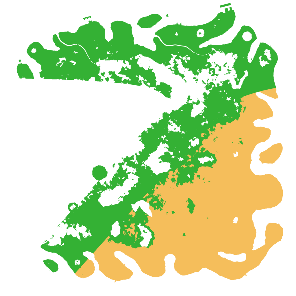 Biome Rust Map: Procedural Map, Size: 5500, Seed: 2