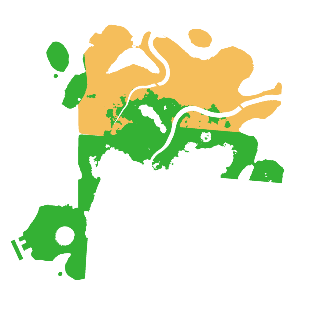 Biome Rust Map: Procedural Map, Size: 3000, Seed: 386680