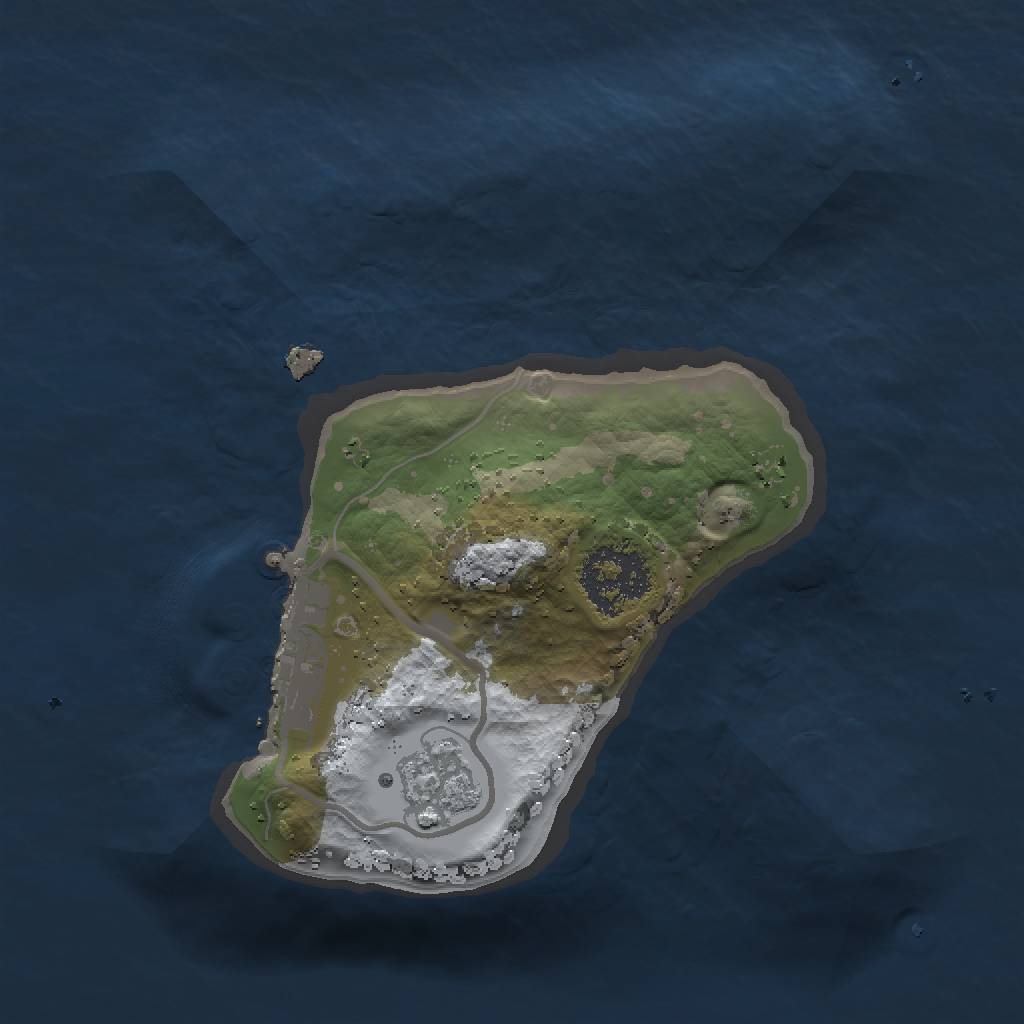 Rust Map: Procedural Map, Size: 1500, Seed: 2017317089, 6 Monuments