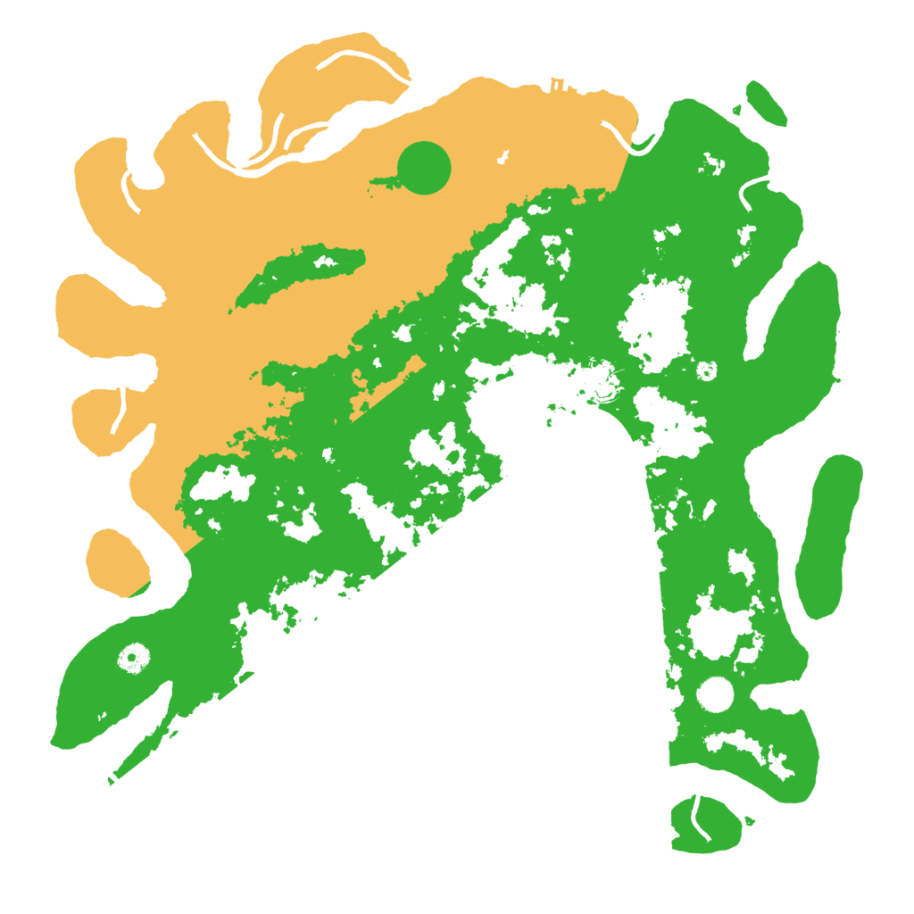 Biome Rust Map: Procedural Map, Size: 4500, Seed: 27418822