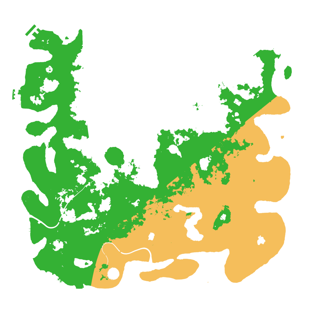 Biome Rust Map: Procedural Map, Size: 4600, Seed: 1901073447