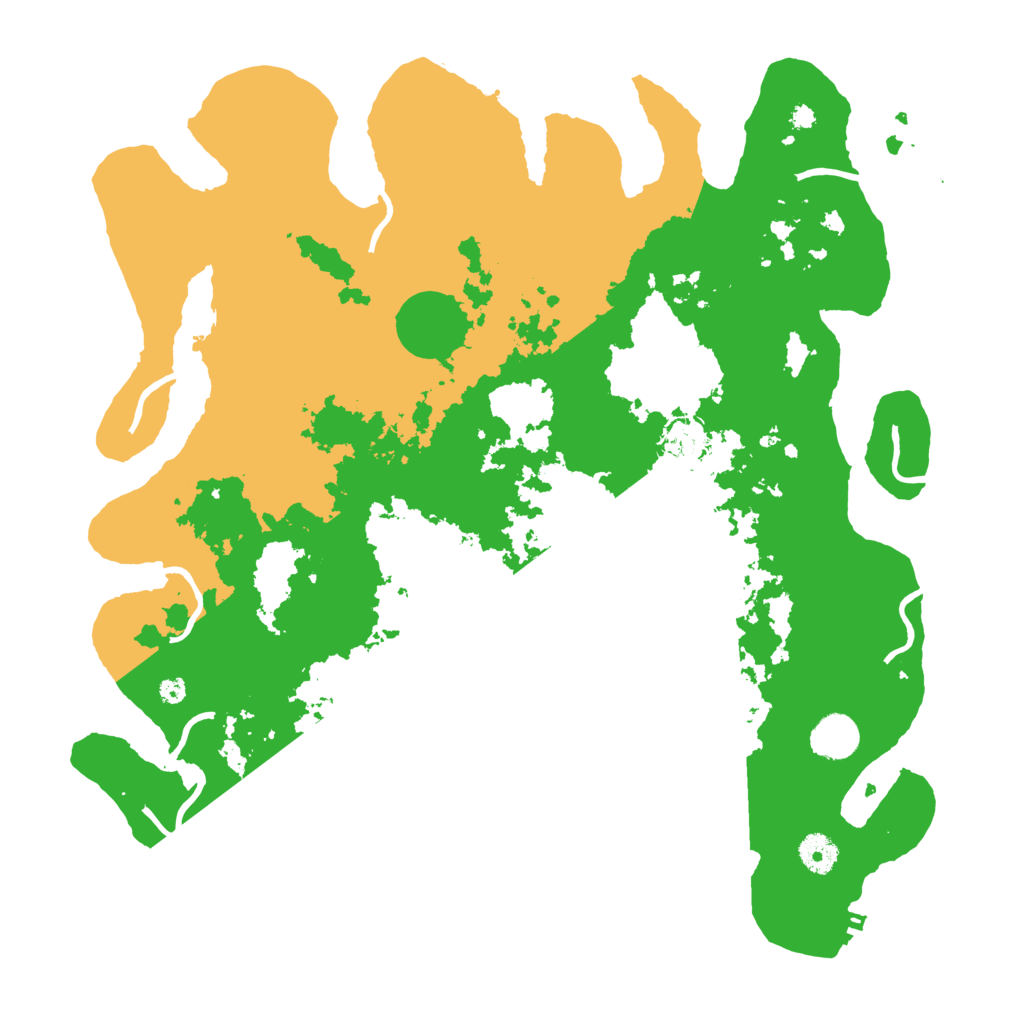 Biome Rust Map: Procedural Map, Size: 4000, Seed: 4158673