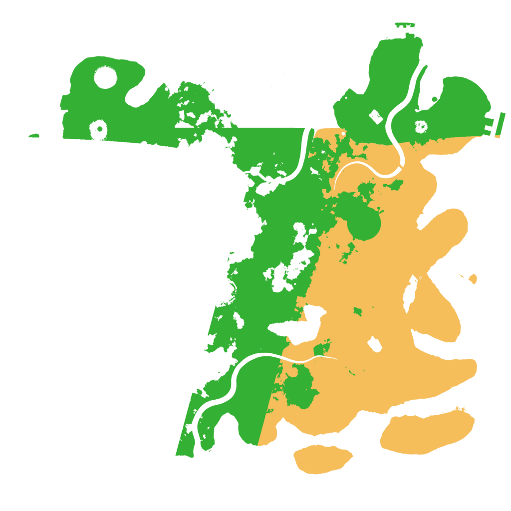 Biome Rust Map: Procedural Map, Size: 4000, Seed: 279