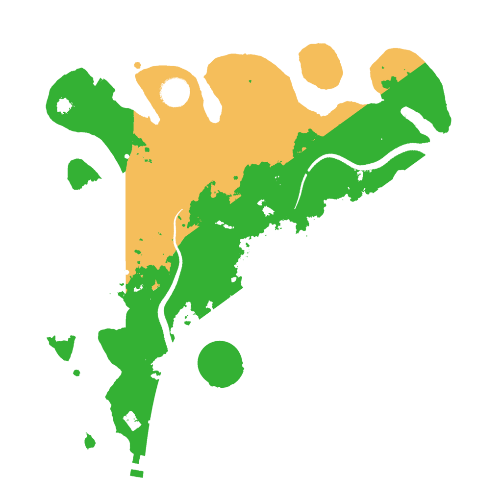 Biome Rust Map: Procedural Map, Size: 3000, Seed: 78754723