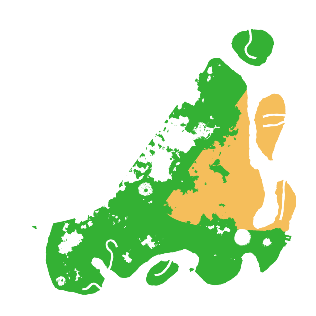 Biome Rust Map: Procedural Map, Size: 3500, Seed: 2032022