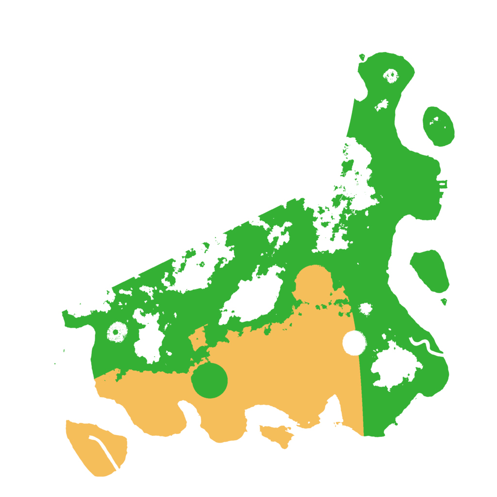 Biome Rust Map: Procedural Map, Size: 3700, Seed: 1324286523