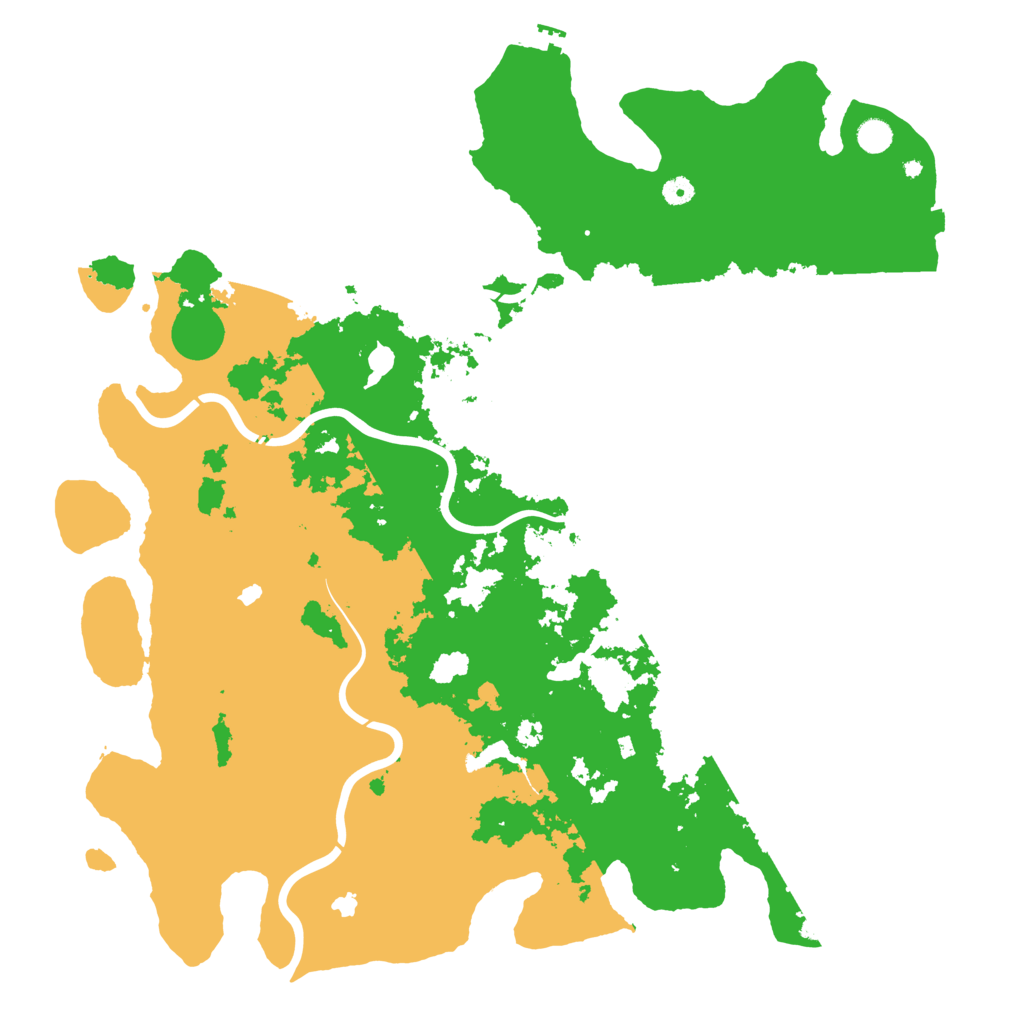 Biome Rust Map: Procedural Map, Size: 5200, Seed: 8596698