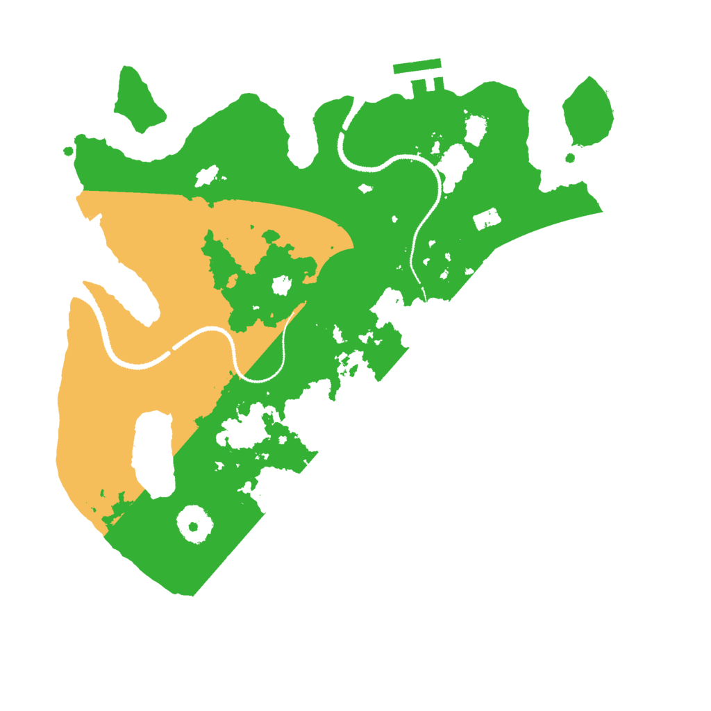 Biome Rust Map: Procedural Map, Size: 3000, Seed: 575561598