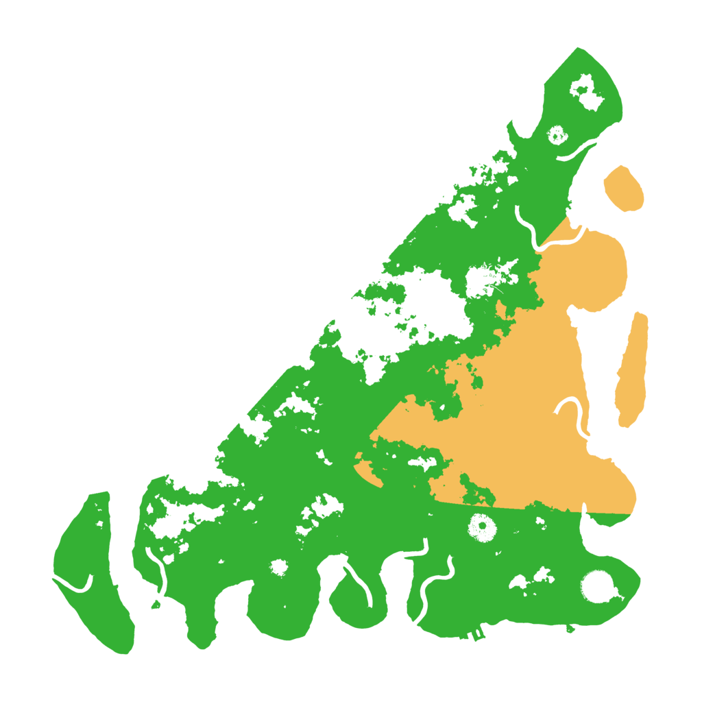 Biome Rust Map: Procedural Map, Size: 3800, Seed: 21474
