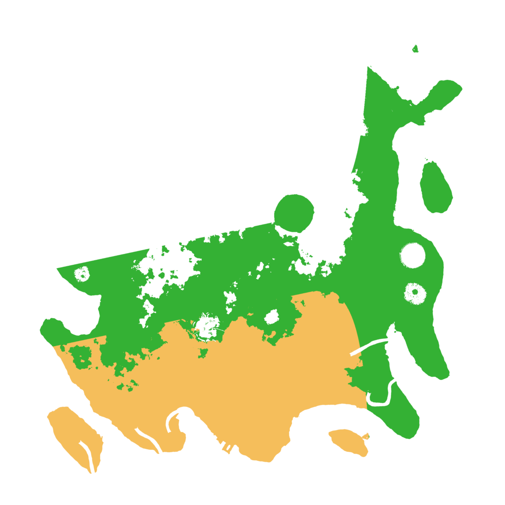 Biome Rust Map: Procedural Map, Size: 3550, Seed: 883540