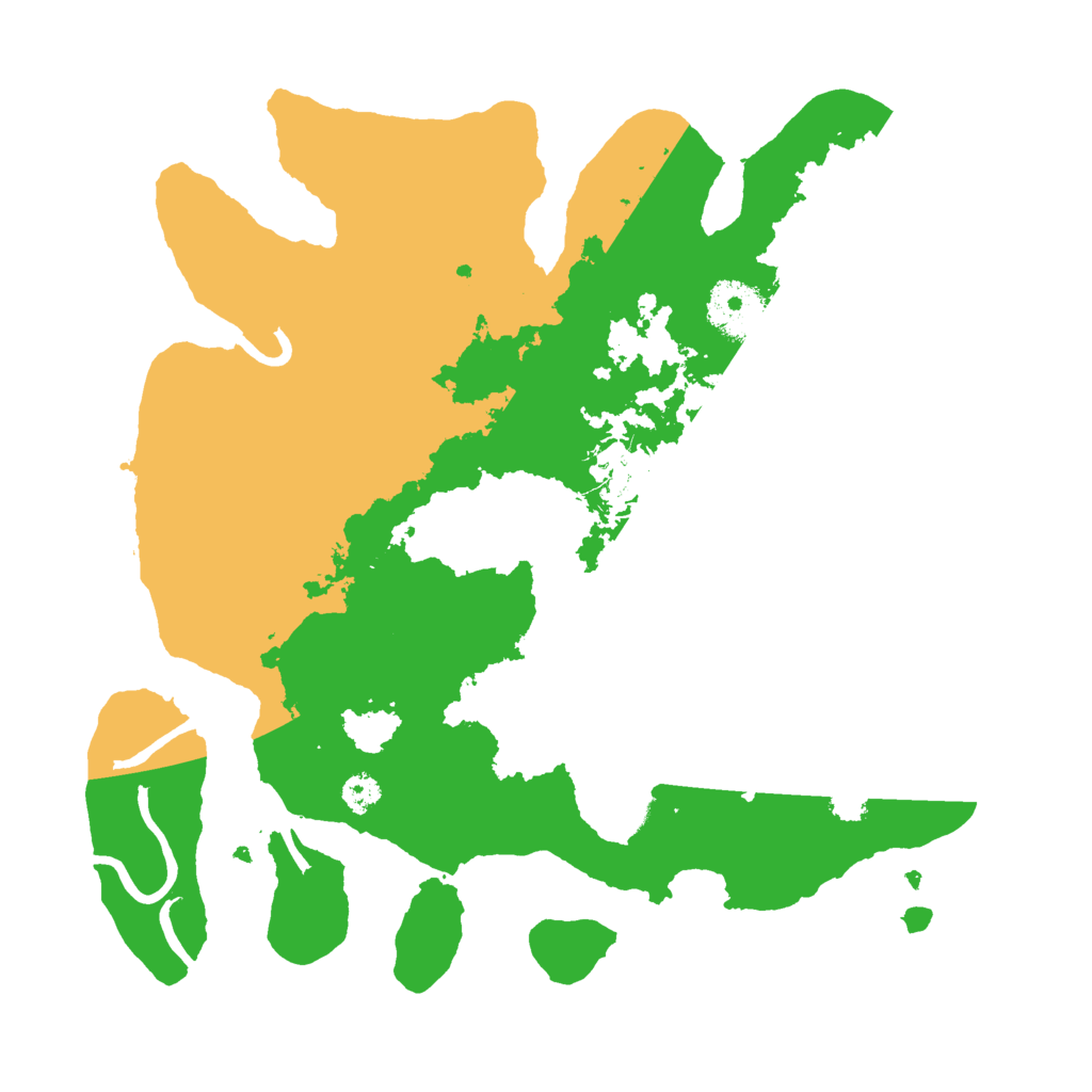 Biome Rust Map: Procedural Map, Size: 3000, Seed: 2071842754