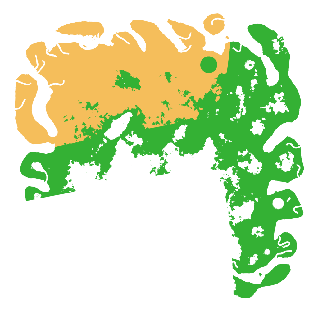 Biome Rust Map: Procedural Map, Size: 5000, Seed: 73927