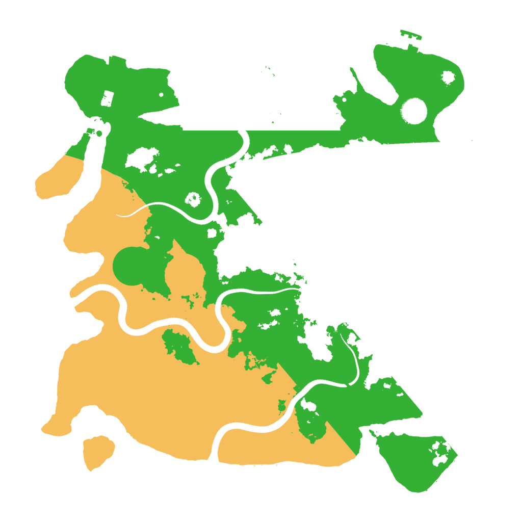 Biome Rust Map: Procedural Map, Size: 3550, Seed: 624164