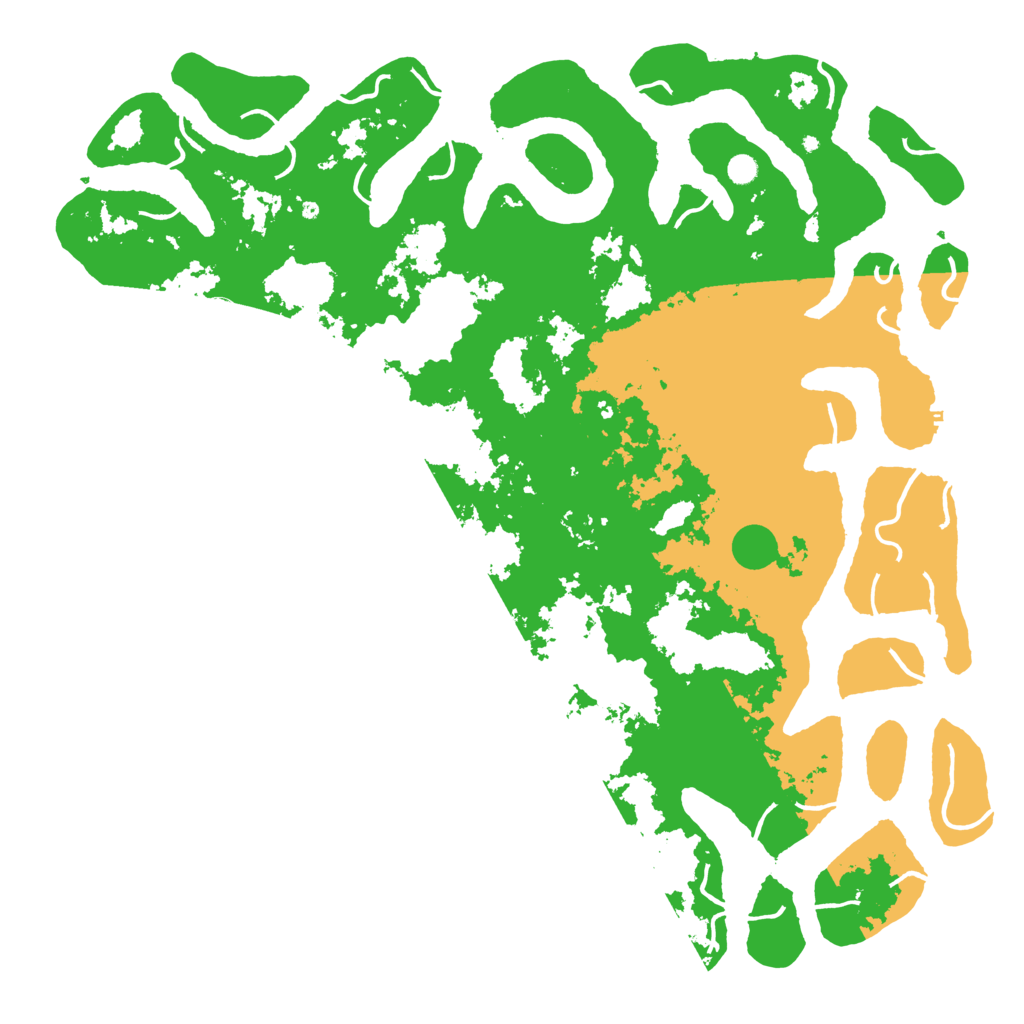 Biome Rust Map: Procedural Map, Size: 6000, Seed: 235892