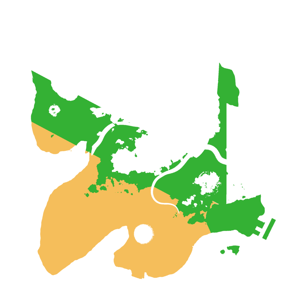 Biome Rust Map: Procedural Map, Size: 2750, Seed: 28108478