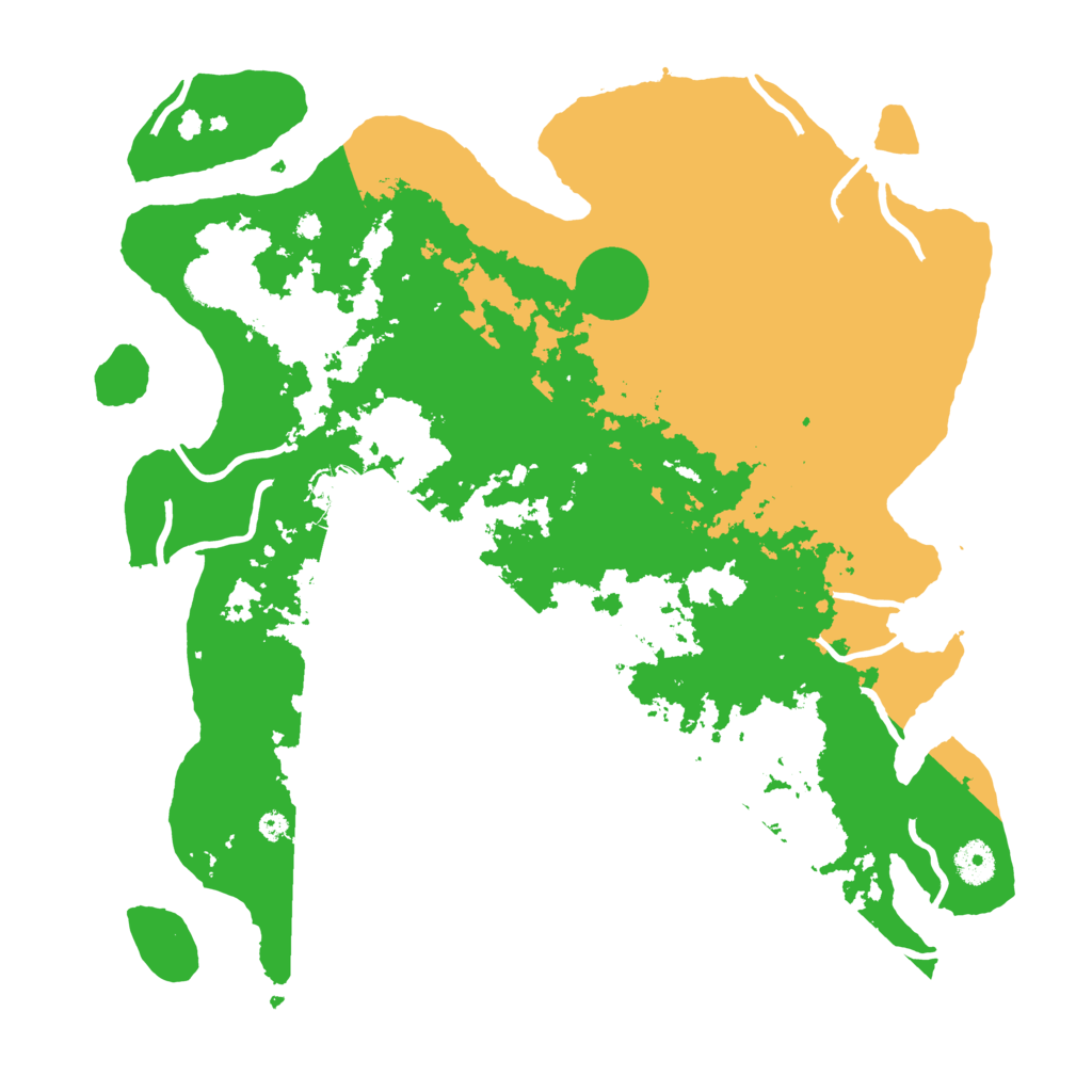 Biome Rust Map: Procedural Map, Size: 3950, Seed: 2010833578