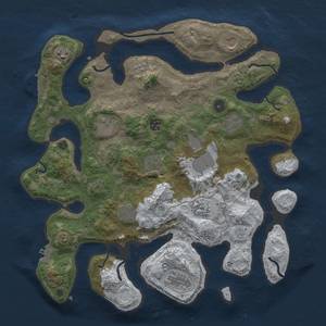 Thumbnail Rust Map: Procedural Map, Size: 4000, Seed: 1174957950, 20 Monuments