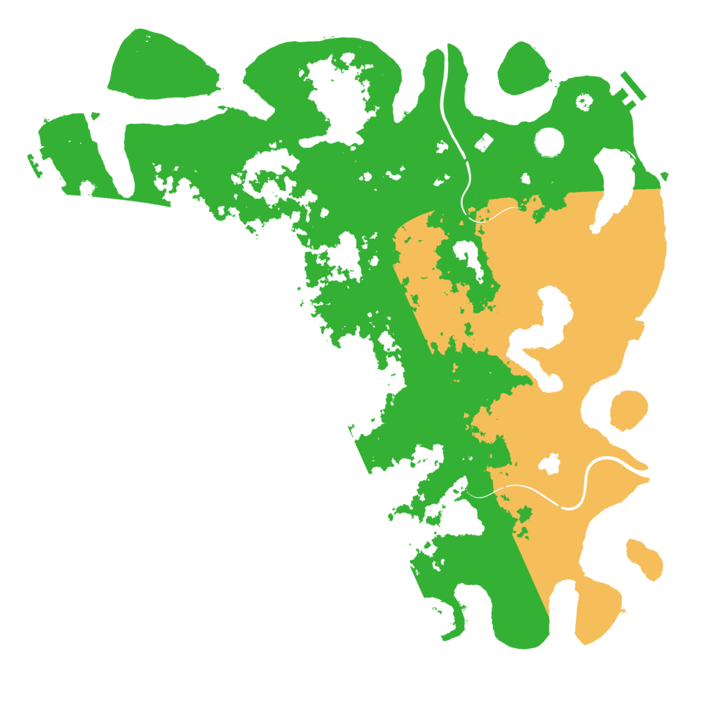 Biome Rust Map: Procedural Map, Size: 4250, Seed: 786160459