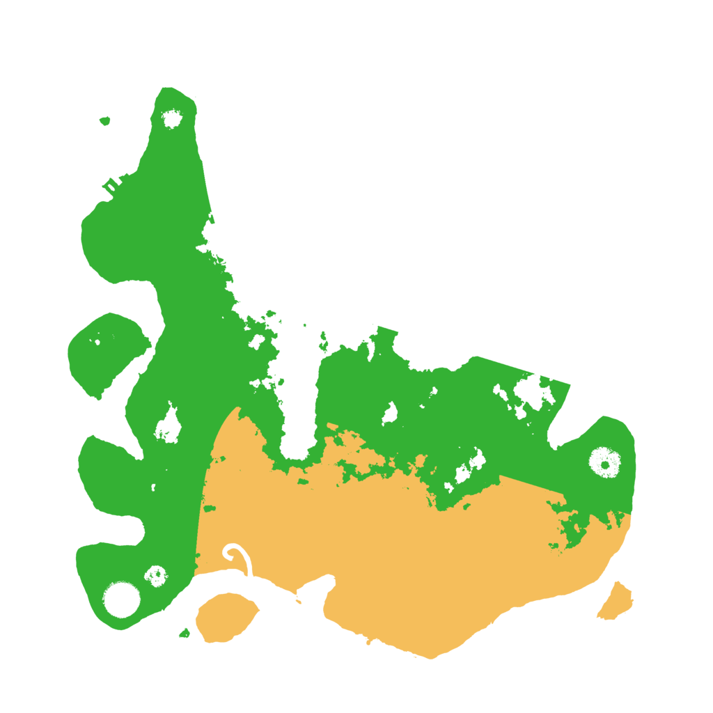 Biome Rust Map: Procedural Map, Size: 3483, Seed: 13825