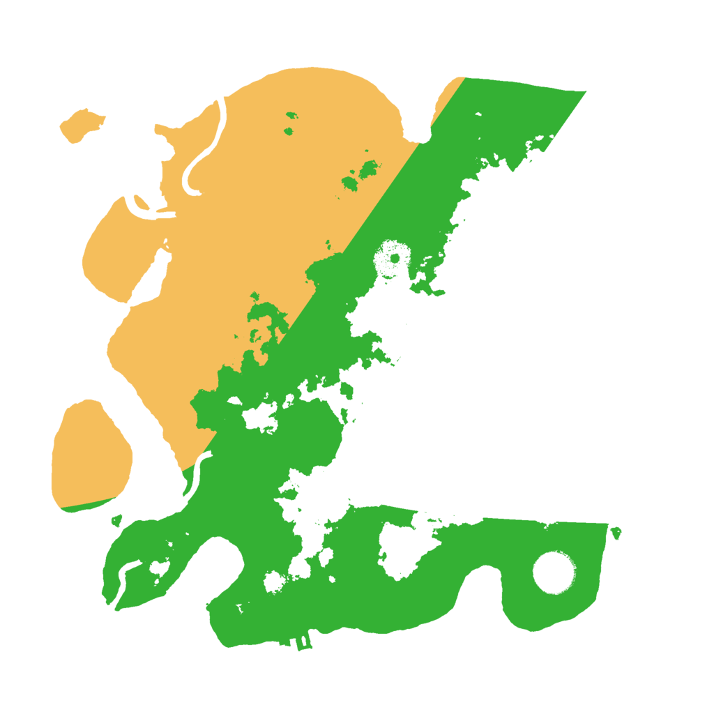 Biome Rust Map: Procedural Map, Size: 3000, Seed: 123225