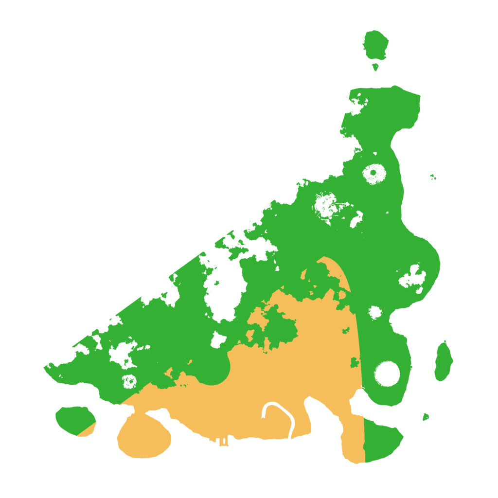 Biome Rust Map: Procedural Map, Size: 3500, Seed: 15426532