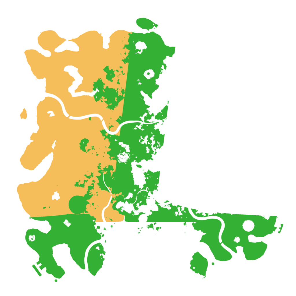 Biome Rust Map: Procedural Map, Size: 4500, Seed: 18273645