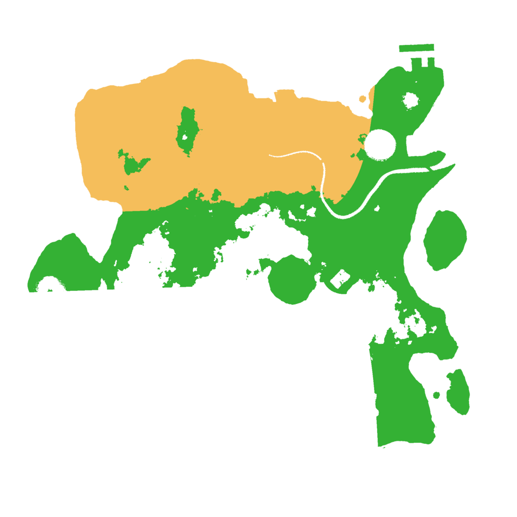 Biome Rust Map: Procedural Map, Size: 3000, Seed: 2123953001