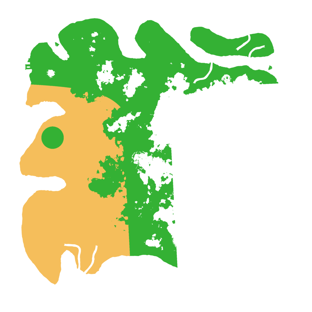 Biome Rust Map: Procedural Map, Size: 3700, Seed: 178928