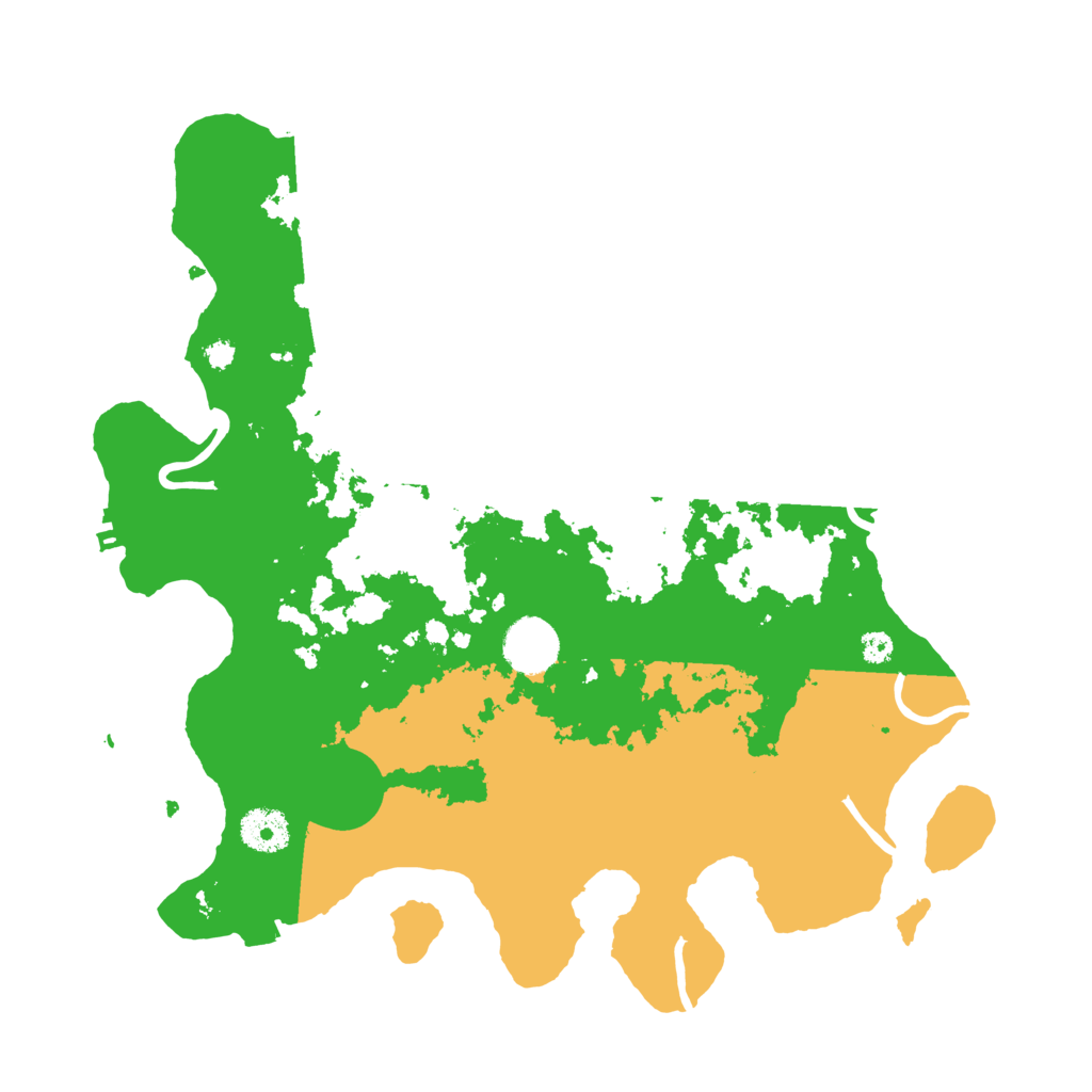 Biome Rust Map: Procedural Map, Size: 3500, Seed: 43452435