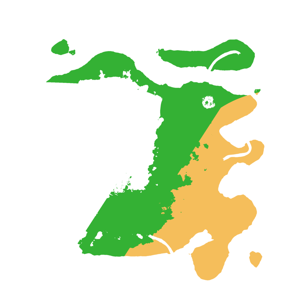 Biome Rust Map: Procedural Map, Size: 2500, Seed: 6