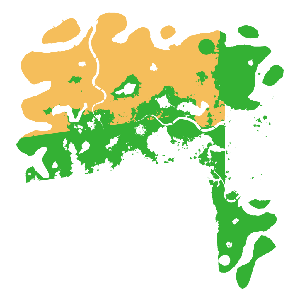Biome Rust Map: Procedural Map, Size: 5000, Seed: 2378723